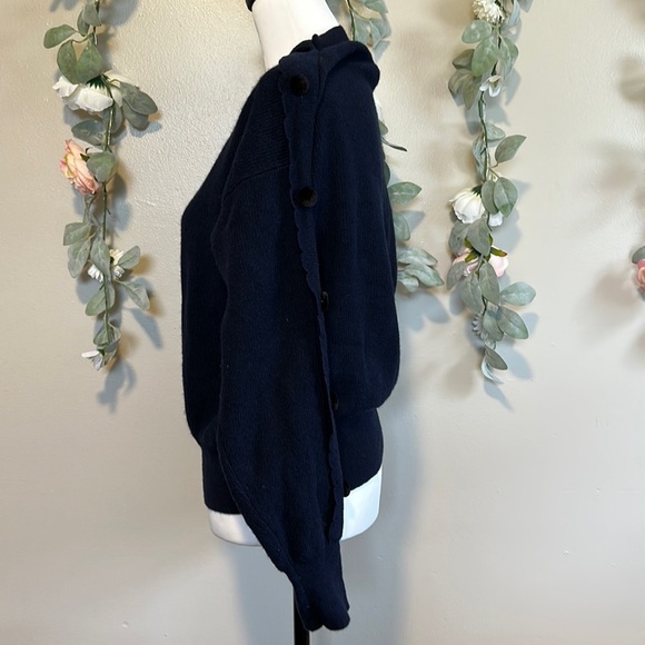 SANDRO Scalloped Sweater - Picture 4 of 8